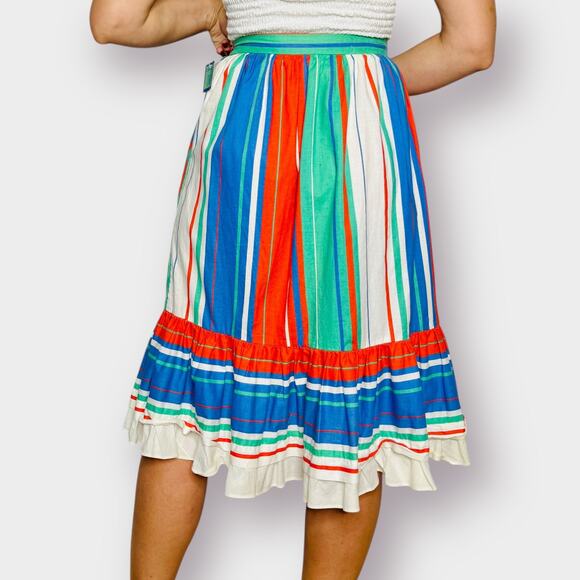 70s Fashion in Parts by Cynthia Howe Striped skirt‎ - Picture 3 of 4